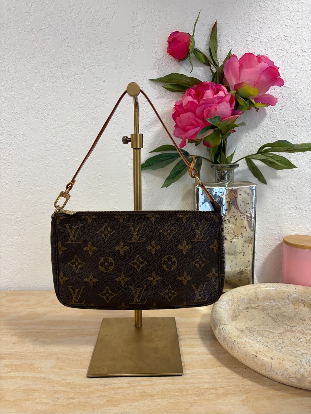 Louis Vuitton Monogram Pochette Accessories from 2000